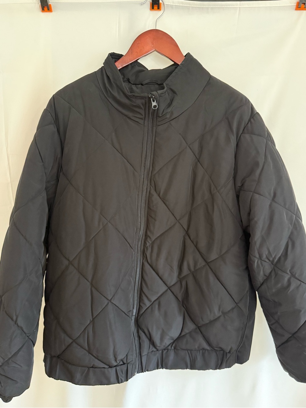 Ingrid & Isabel Black Quilted Puffer Jacket